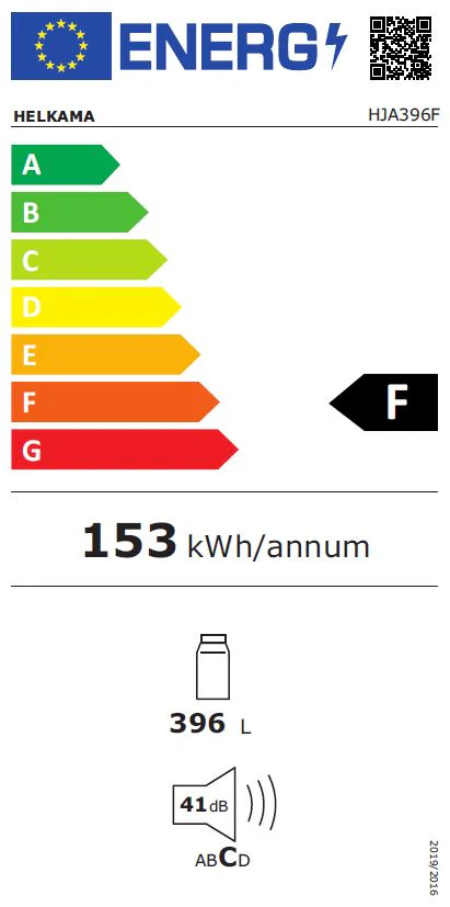Helkama HJA396F jääkaappi - Image 3